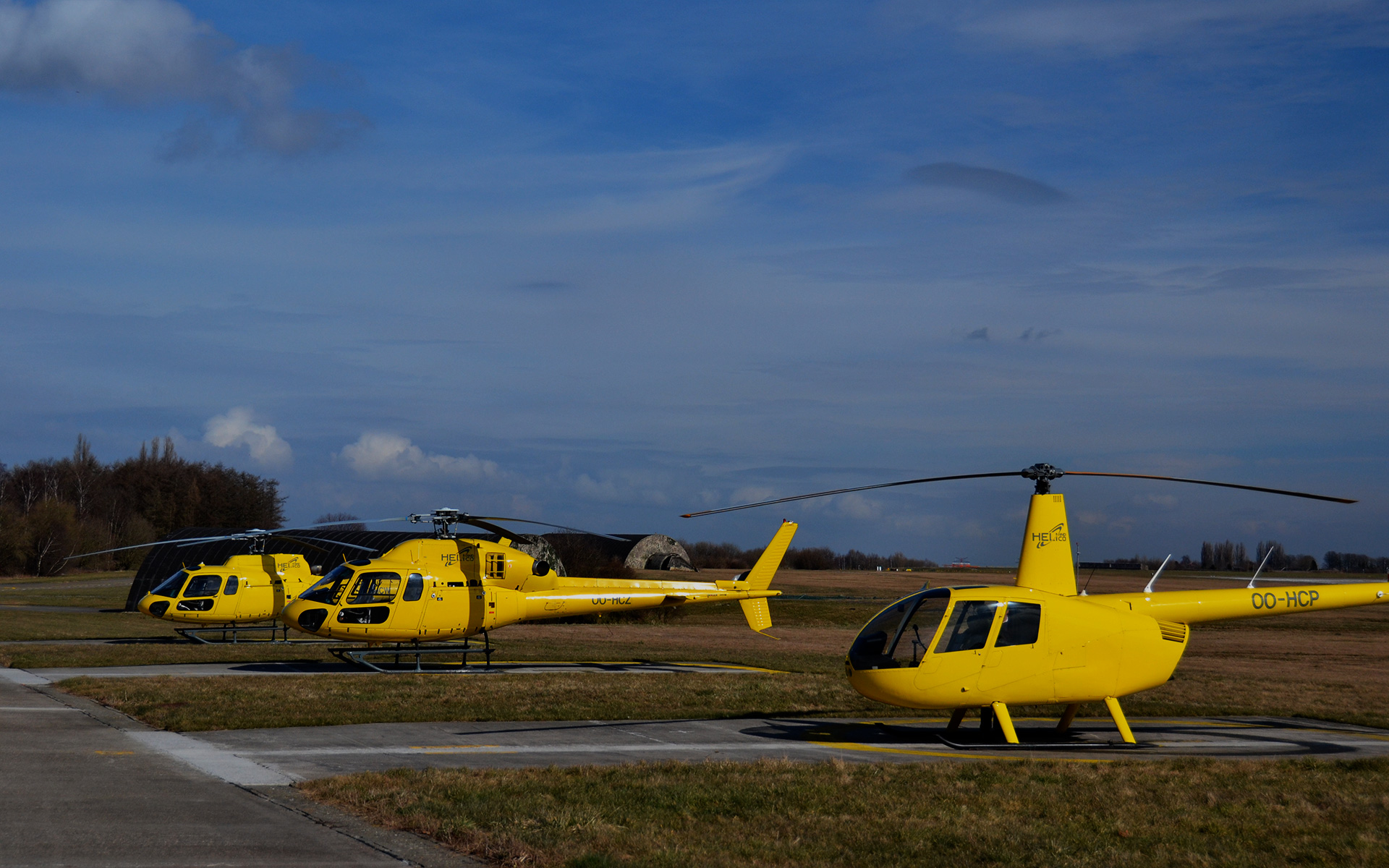 flotte hélicoptères